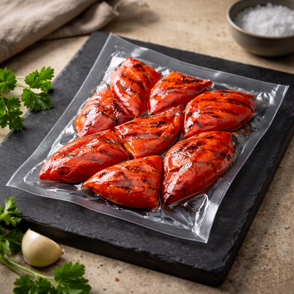 Gegrillte Paprika Schote (rot)-Art.-C0002