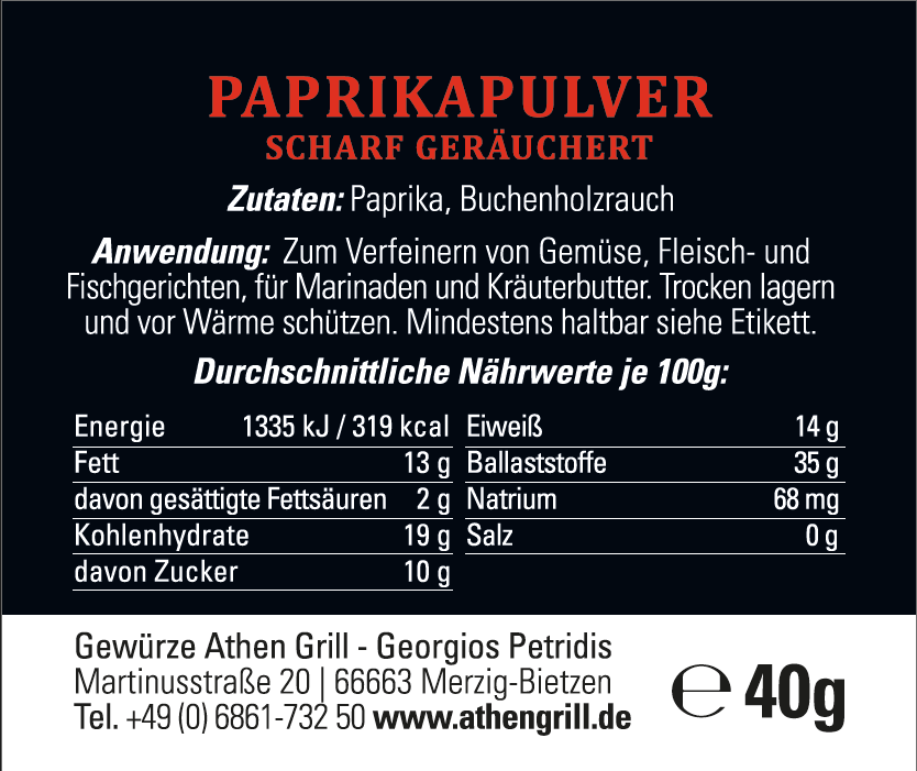 Paprika geräuchert Art.-C008